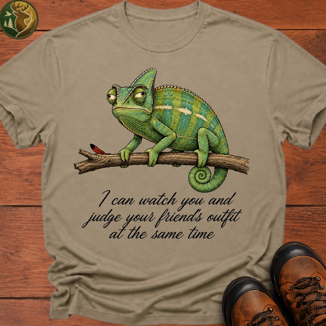 Chameleon Eyes T Shirt - Khaki