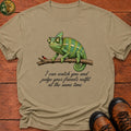 Chameleon Eyes T Shirt - Khaki