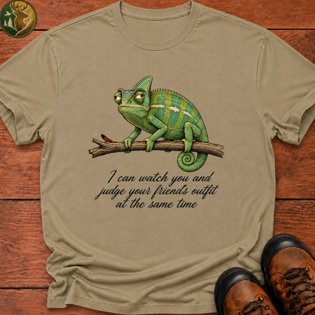 Chameleon Eyes T Shirt - Khaki