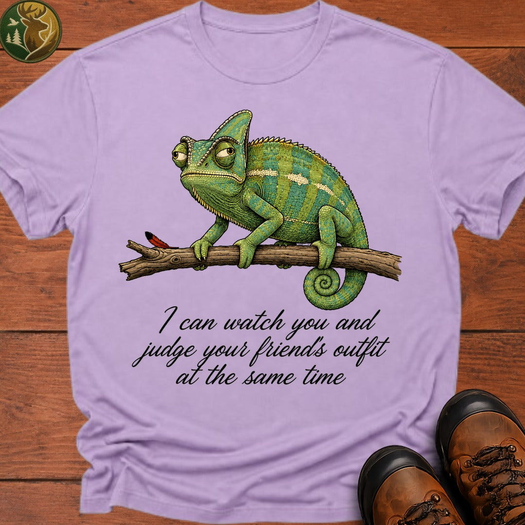 Chameleon Eyes T Shirt - Orchid