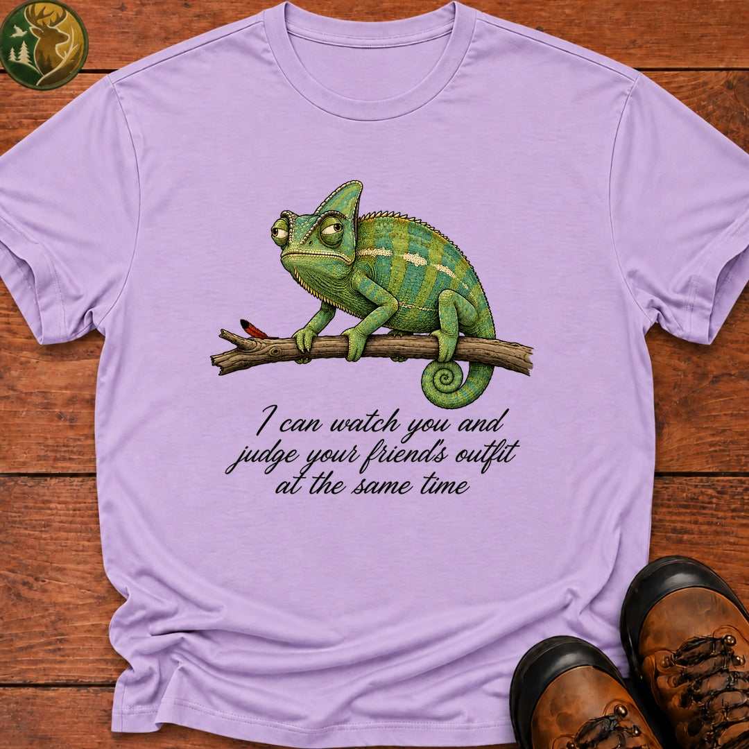 Chameleon Eyes T Shirt - Orchid
