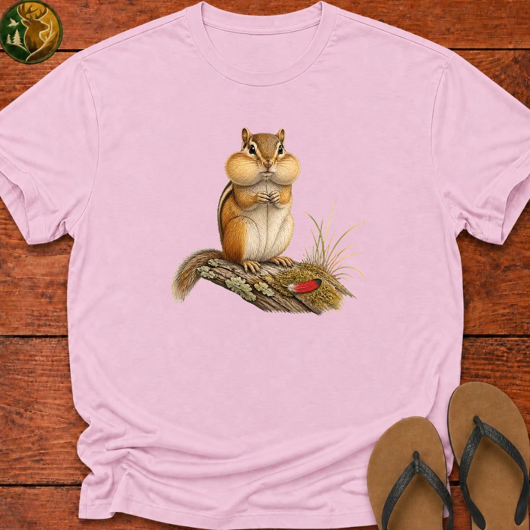 Chipmunk Kids T-Shirt - Light Pink