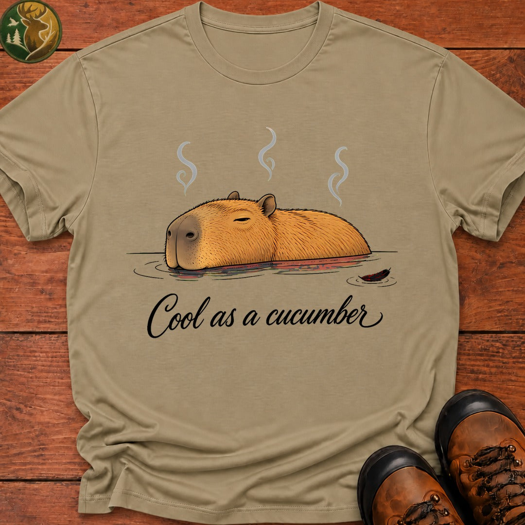 Cool As A Cucumber T-Shirt - Khaki