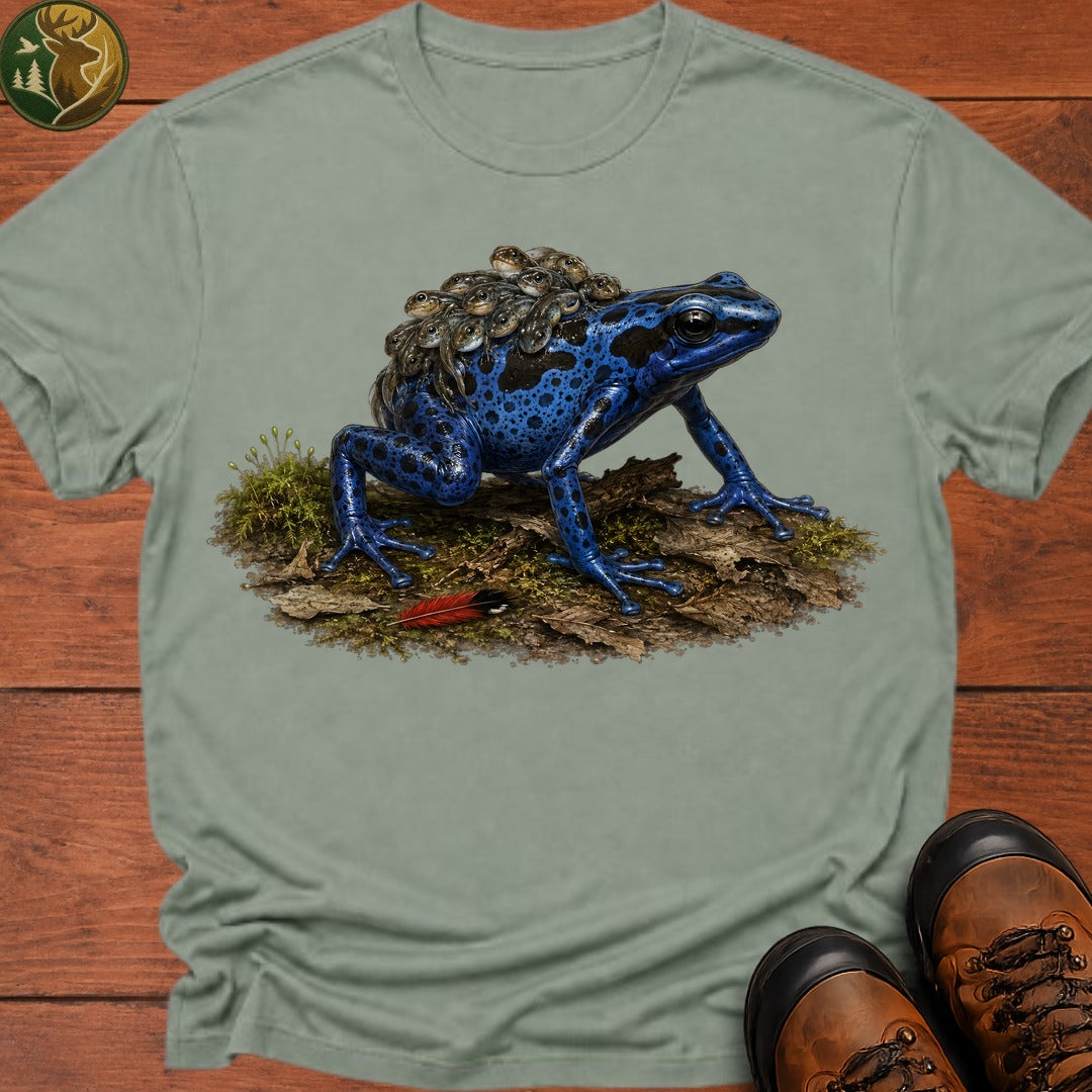 Dart Frog With Tadpoles T Shirt - Bay