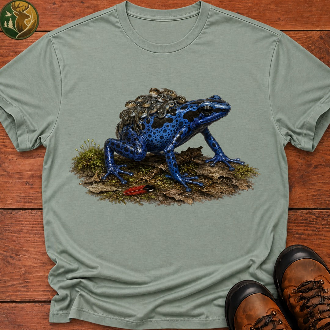 Dart Frog With Tadpoles T Shirt - Bay