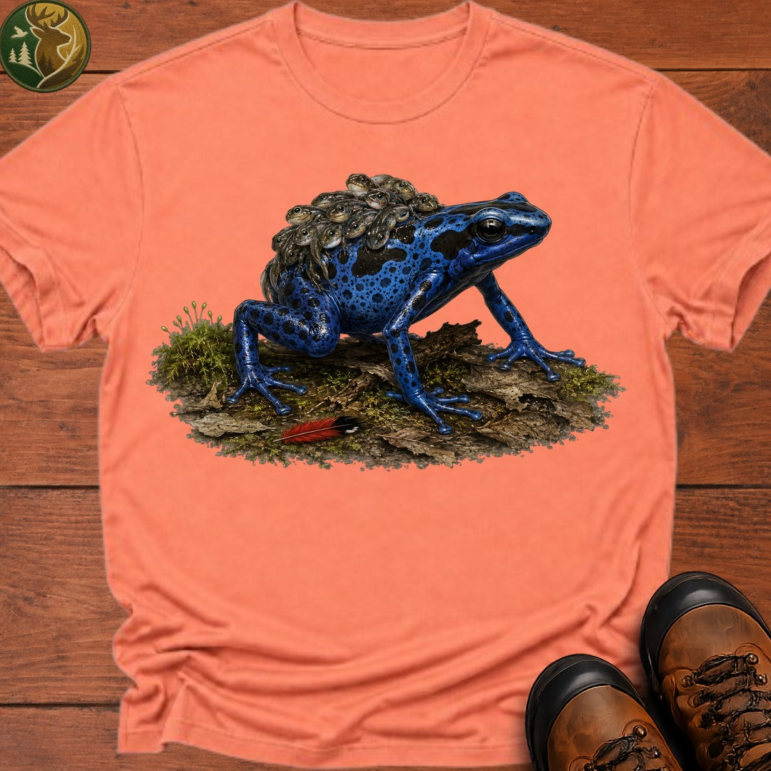 Dart Frog With Tadpoles T Shirt - Melon