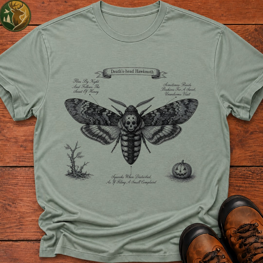 Deaths Head Hawkmoth Halloween T Shirt - Bay