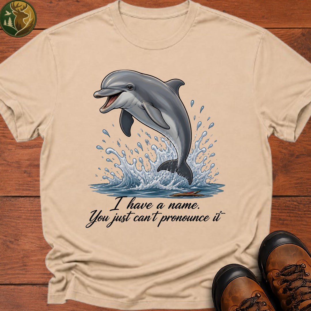 Dolphin Name T Shirt - Ivory