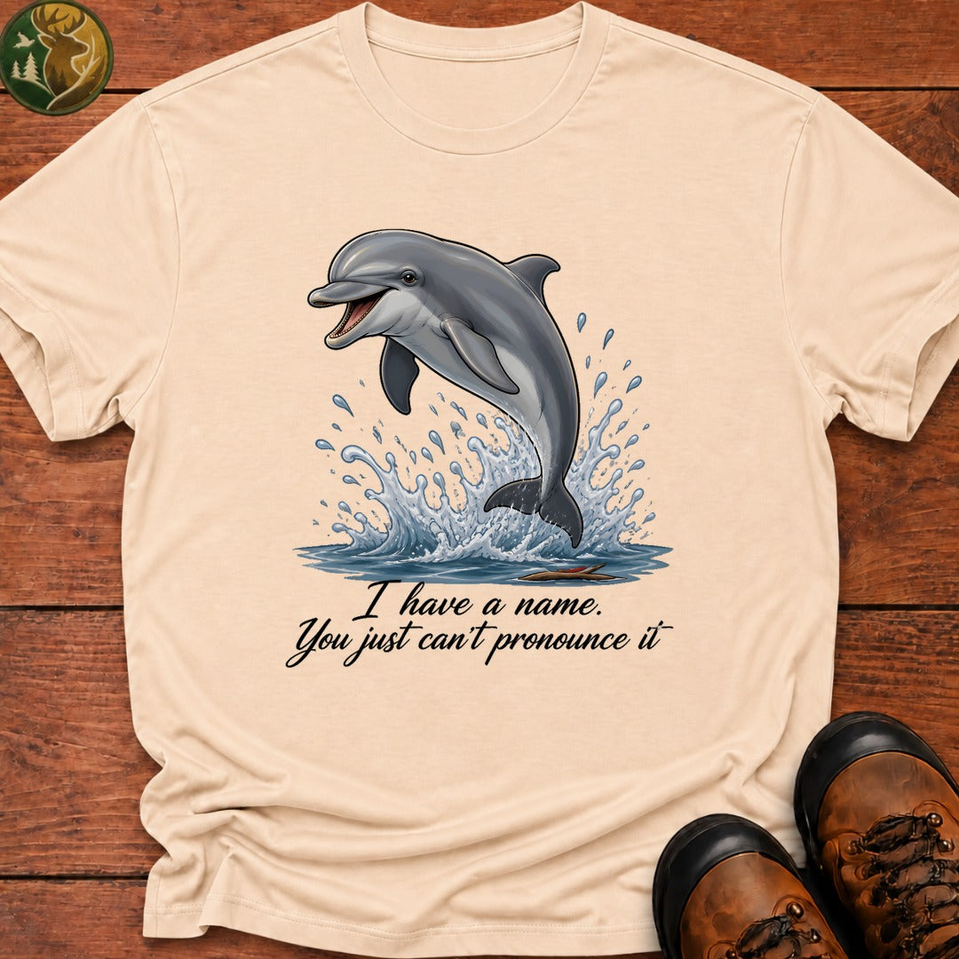 Dolphin Name T Shirt - Ivory