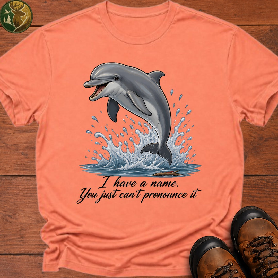 Dolphin Name T Shirt - Melon
