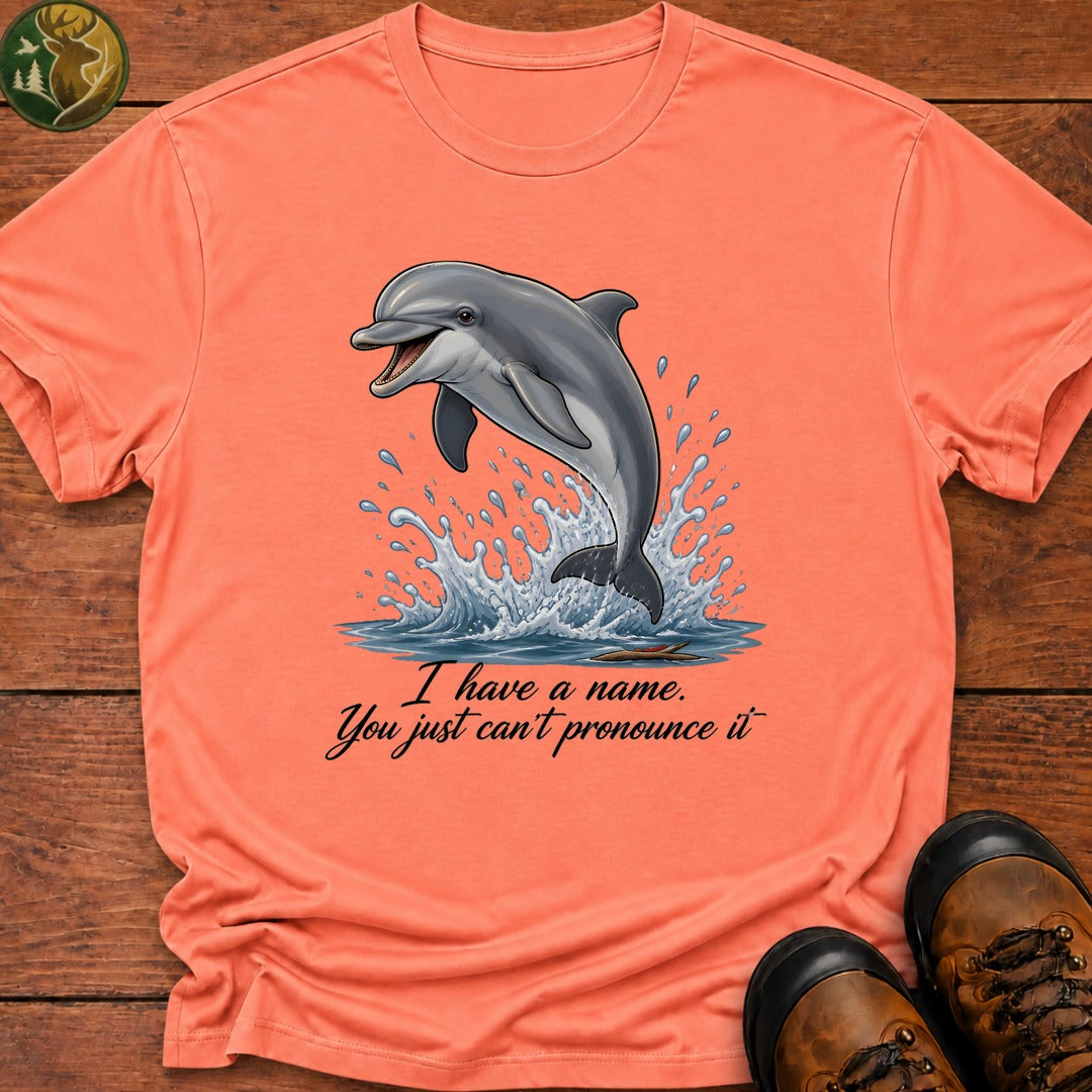 Dolphin Name T Shirt - Melon