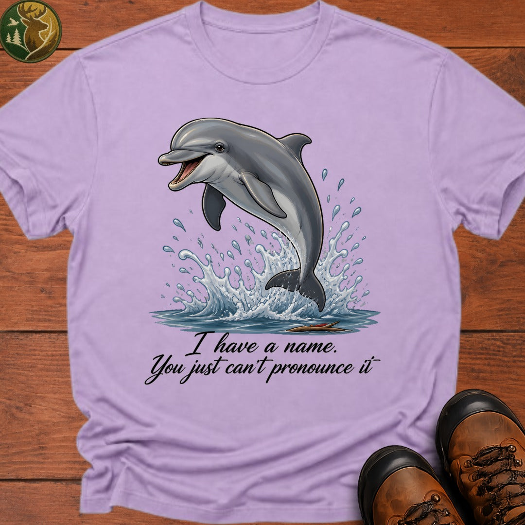 Dolphin Name T Shirt - Orchid