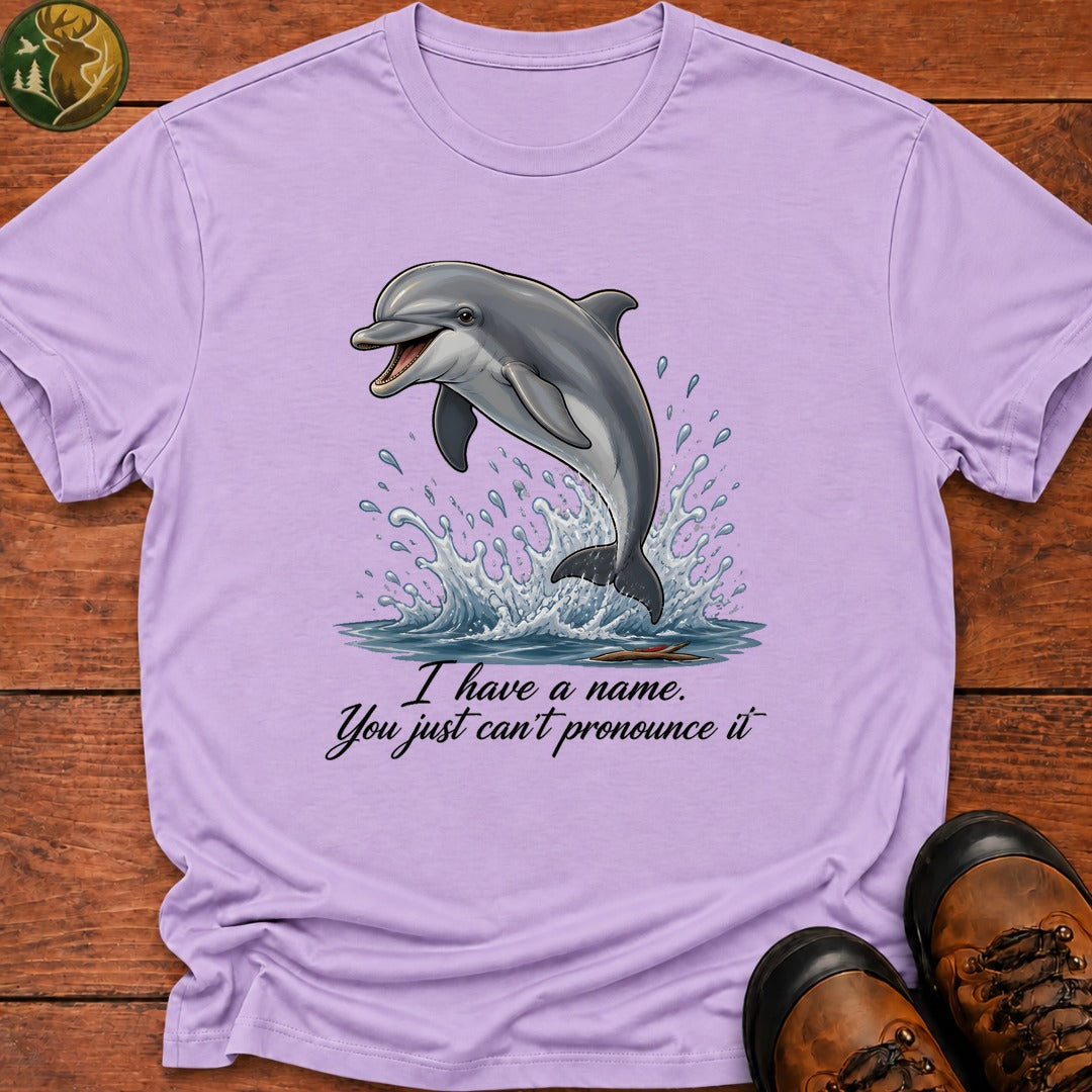 Dolphin Name T Shirt - Orchid