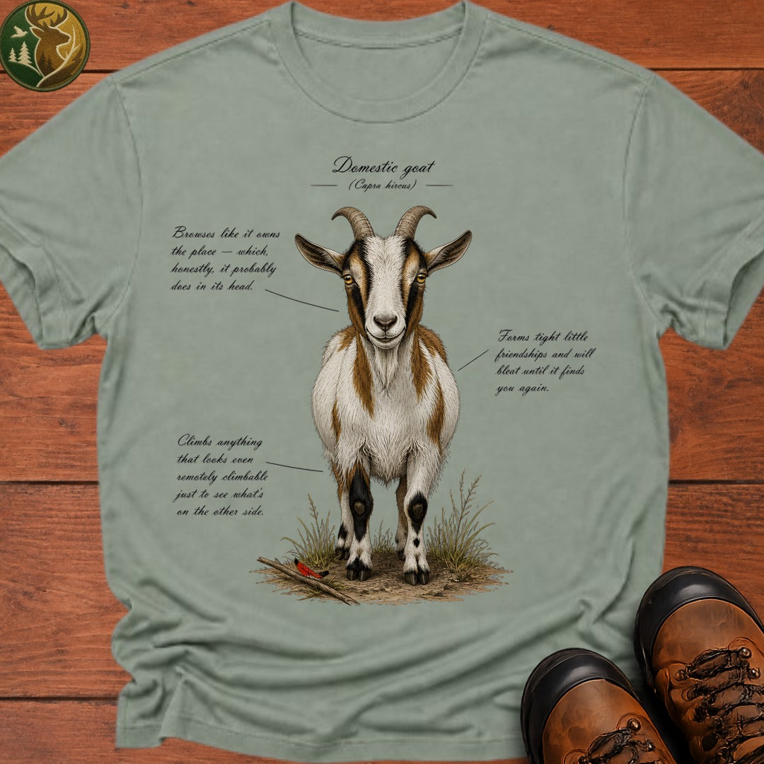 Domestic Goat Field Guide T Shirt - Bay