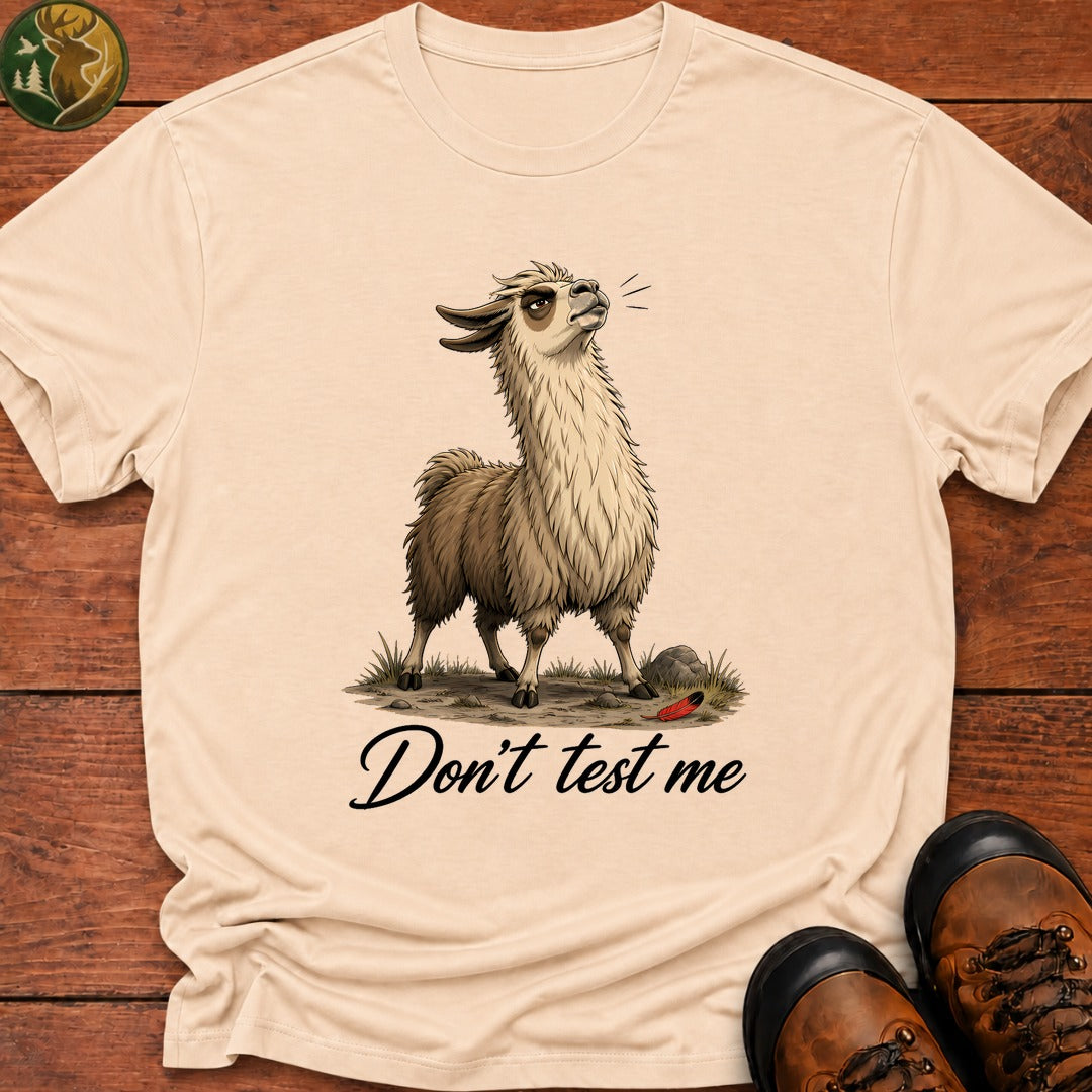 Don'T Test Me T-Shirt - Ivory