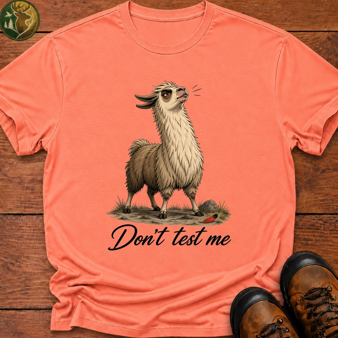 Don'T Test Me T-Shirt - Melon