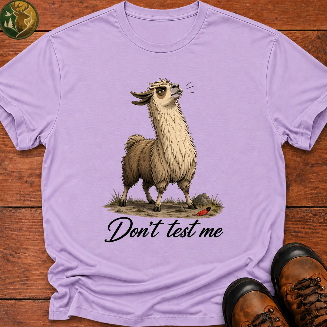 Don'T Test Me T-Shirt - Orchid