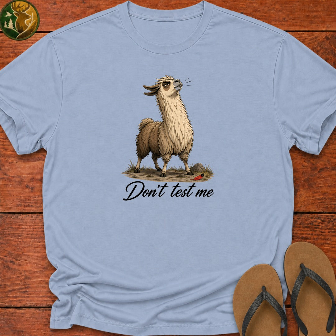 Don't Test Me Kids T-Shirt - Light Blue