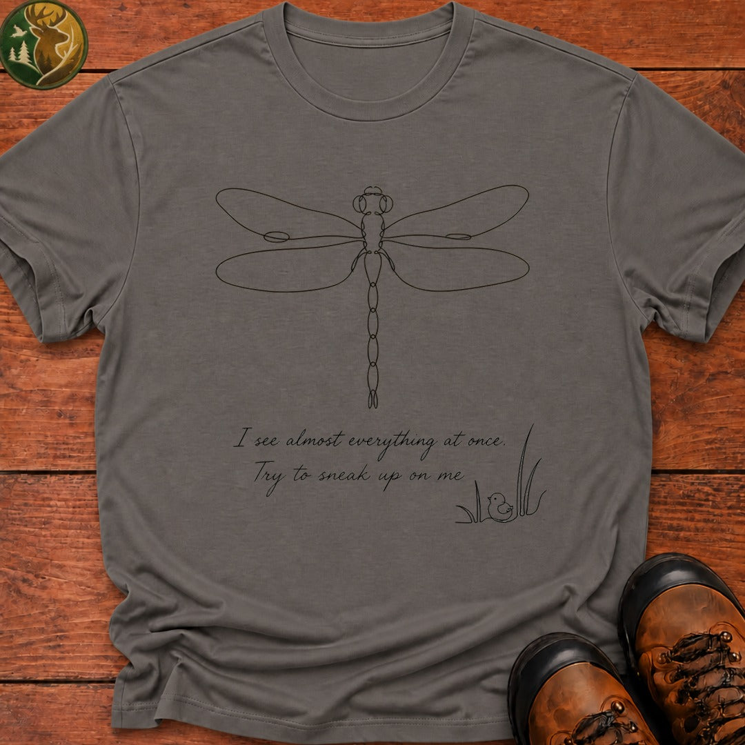 Dragonfly Doodle T Shirt - Grey