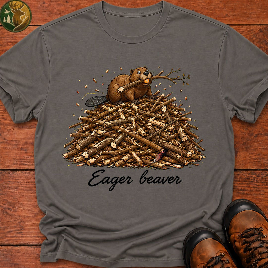 Eager Beaver T-Shirt - Grey