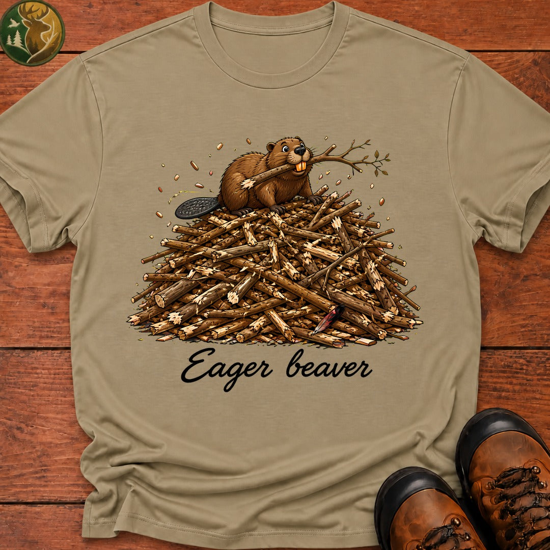 Eager Beaver T-Shirt - Khaki