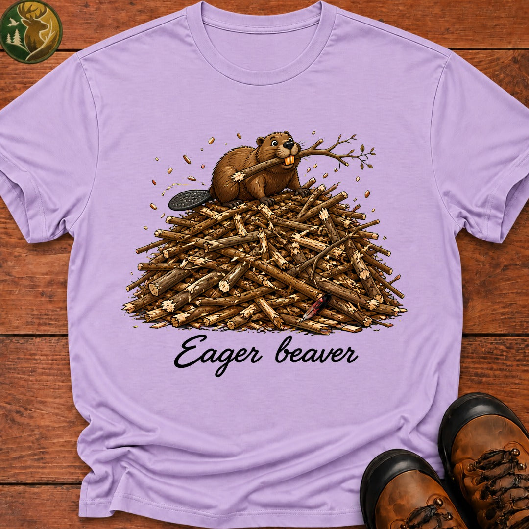Eager Beaver T-Shirt - Orchid