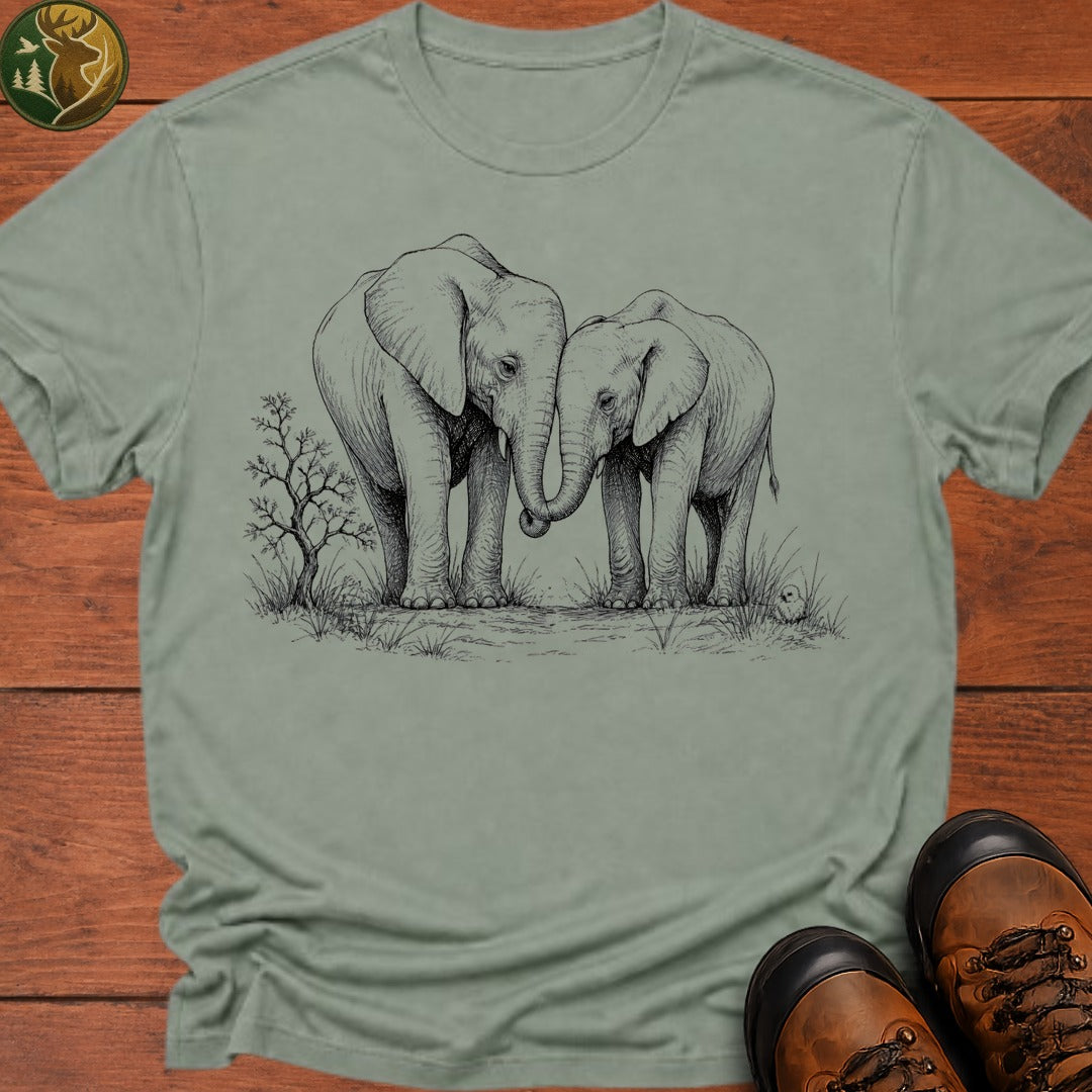 Elephant Vigil T Shirt - Bay