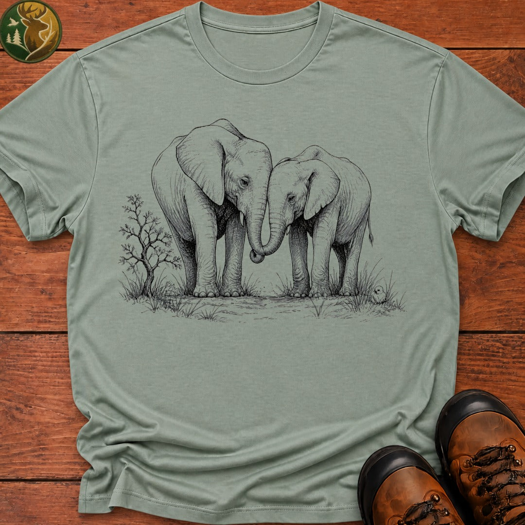 Elephant Vigil T Shirt - Bay