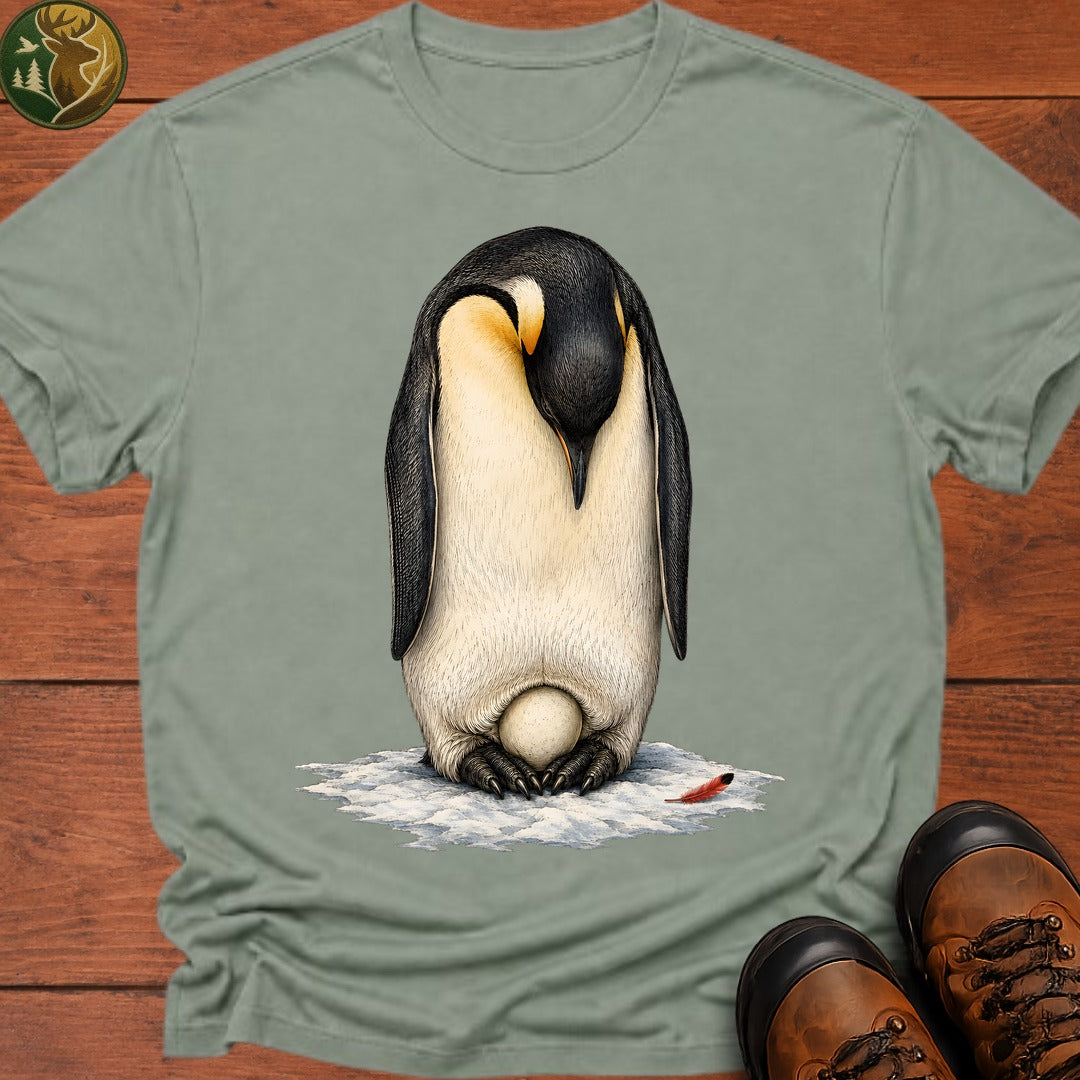 Emperor Penguin Dad T Shirt - Bay