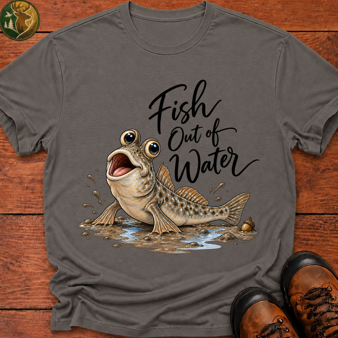 Fish Out Of Water T-Shirt - Grey