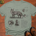Fox Field Notes T Shirt - Bay