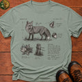 Fox Field Notes T Shirt - Bay