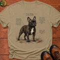 French Bulldog Field Guide T-Shirt - Khaki