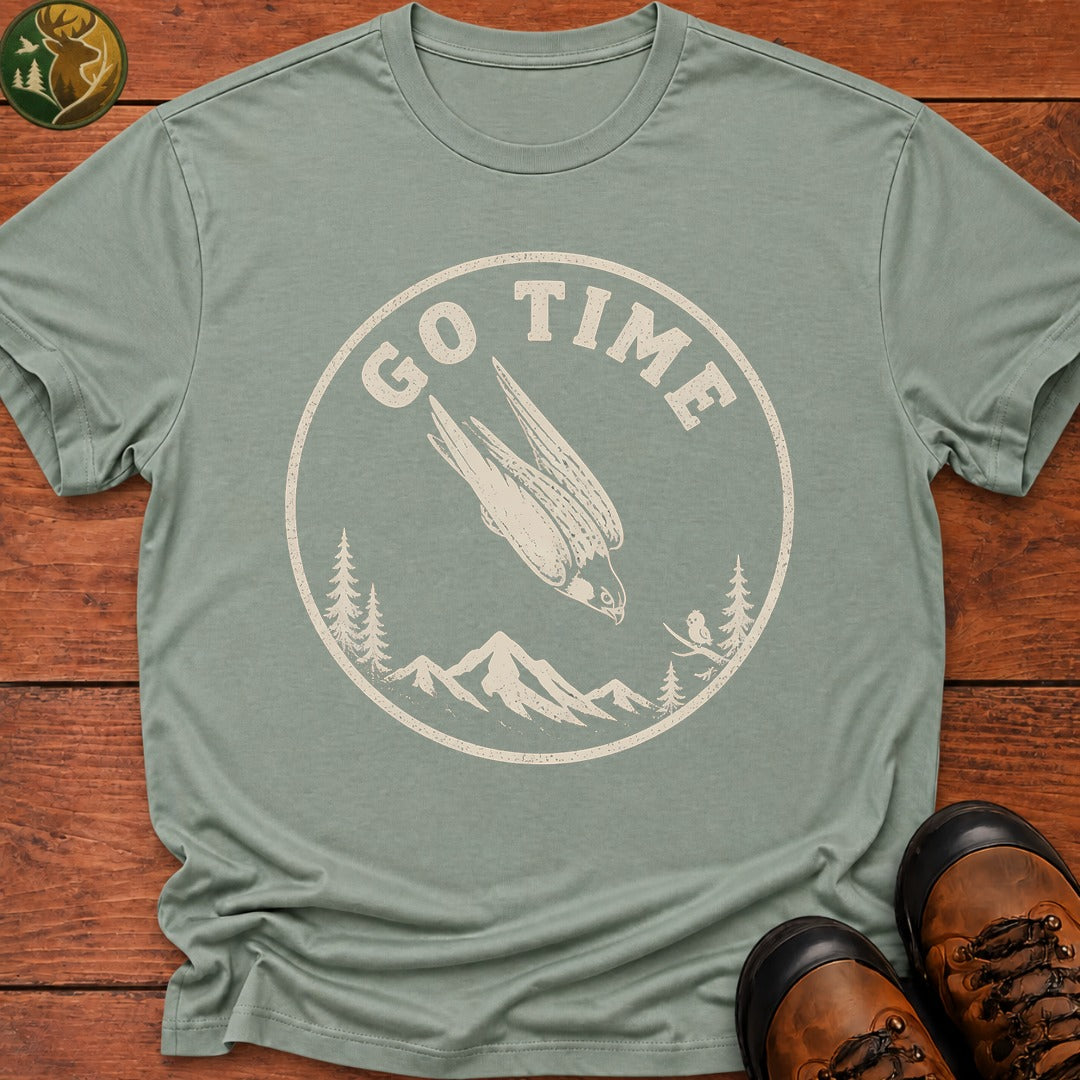 Go Time Retro Badge T-Shirt - Bay
