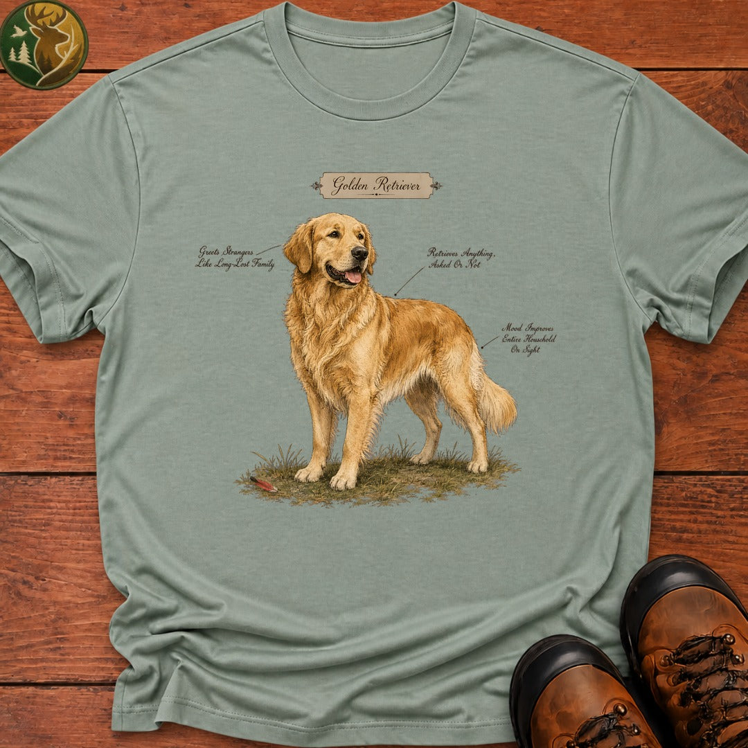 Golden Retriever T Shirt - Bay