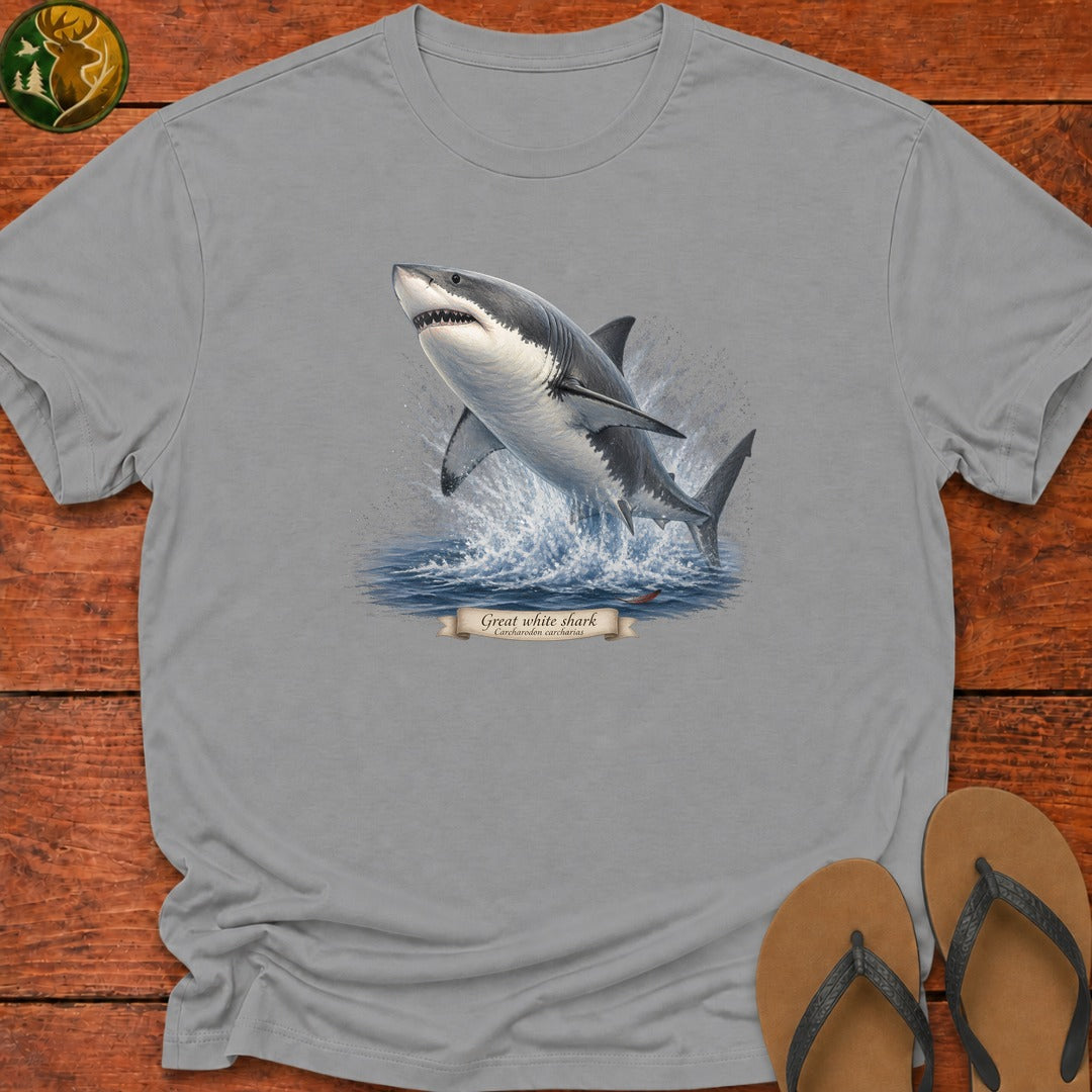 Great White Kids T-Shirt - Sport Grey