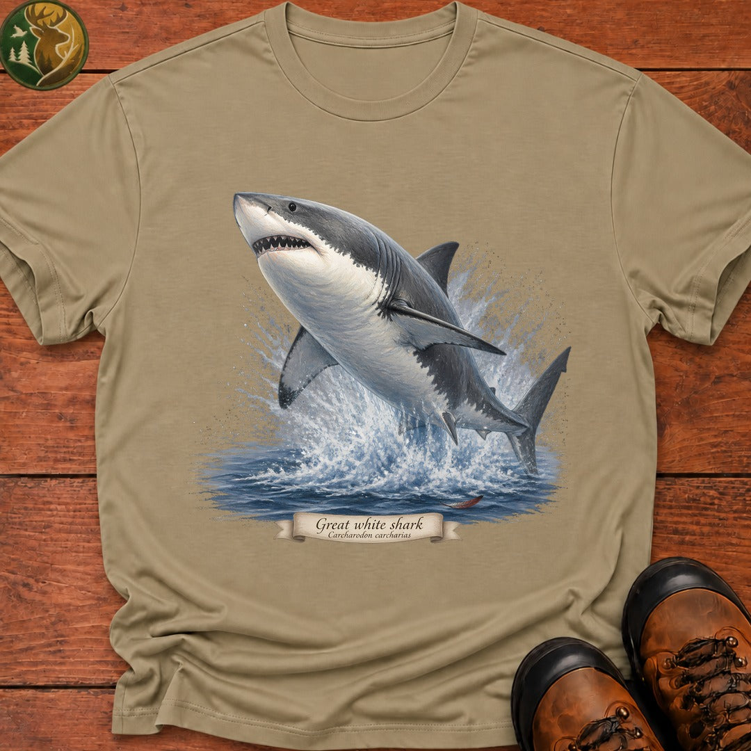 Great White T Shirt - Khaki