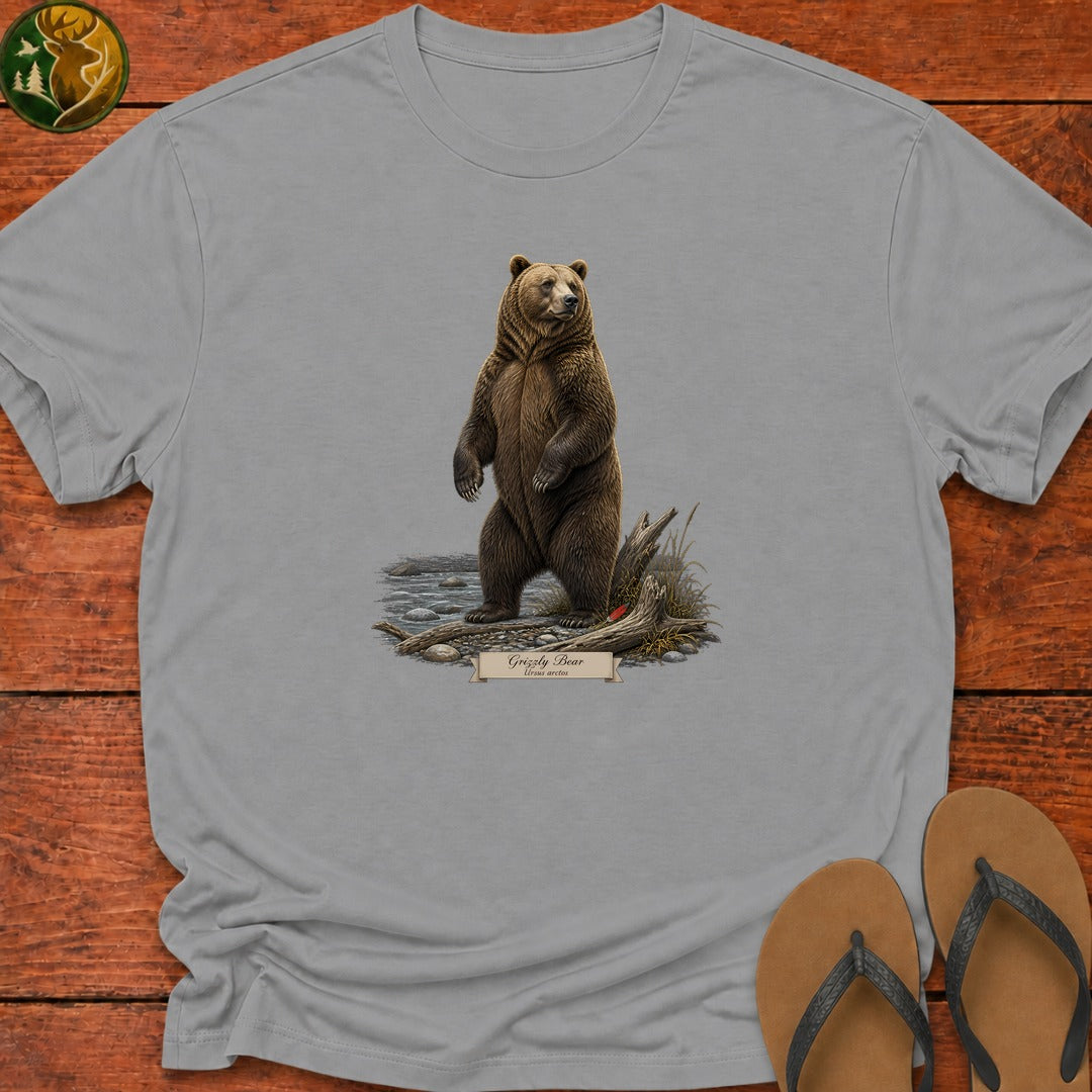 Grizzly Bear Kids T-Shirt - Sport Grey