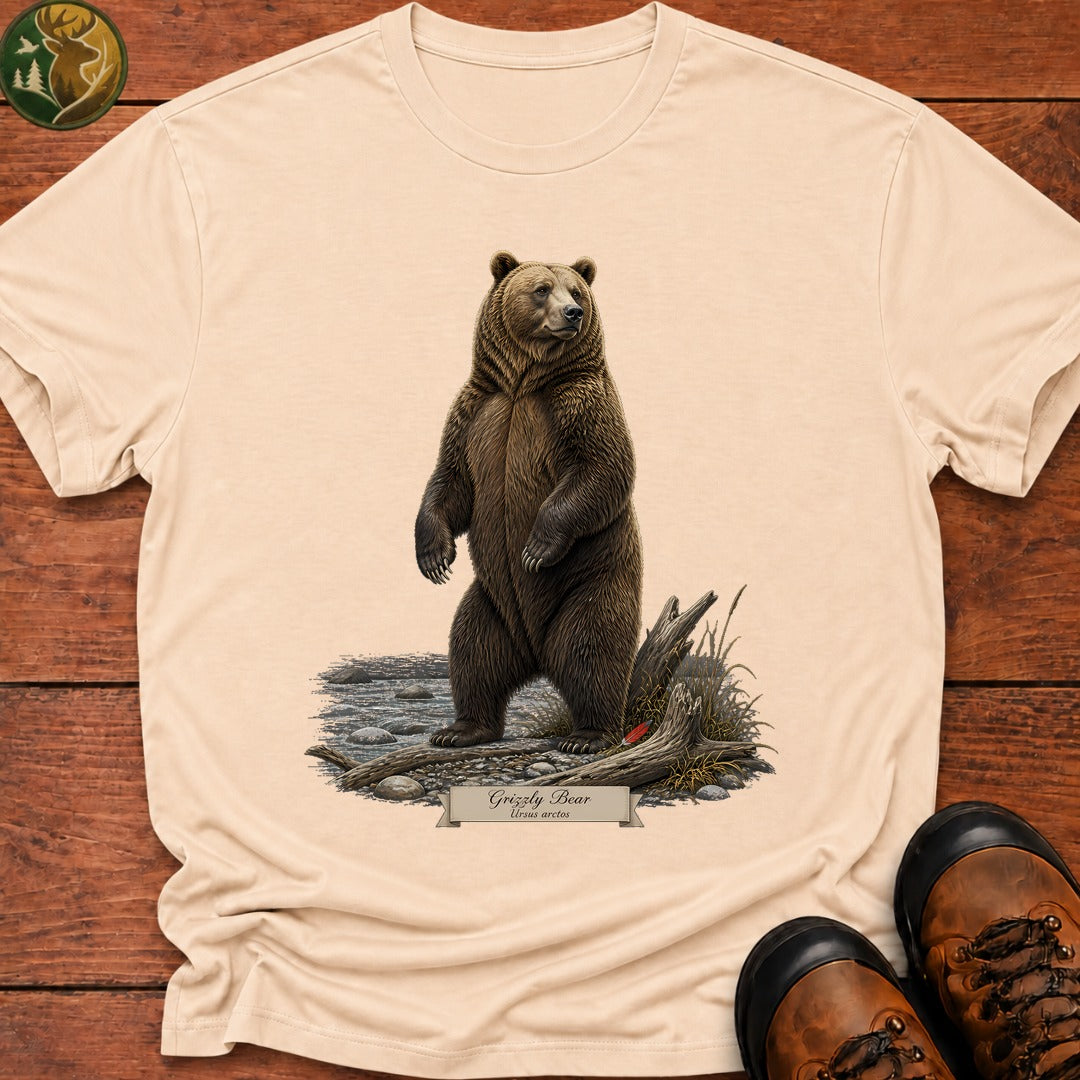 Grizzly Bear T Shirt - Ivory