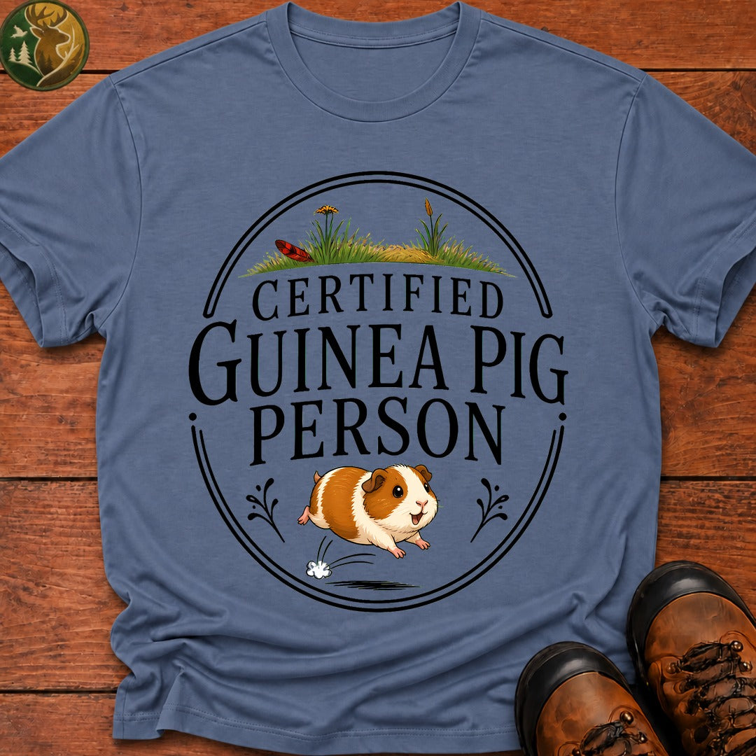 Guinea Pig Person T-Shirt - Blue Jean