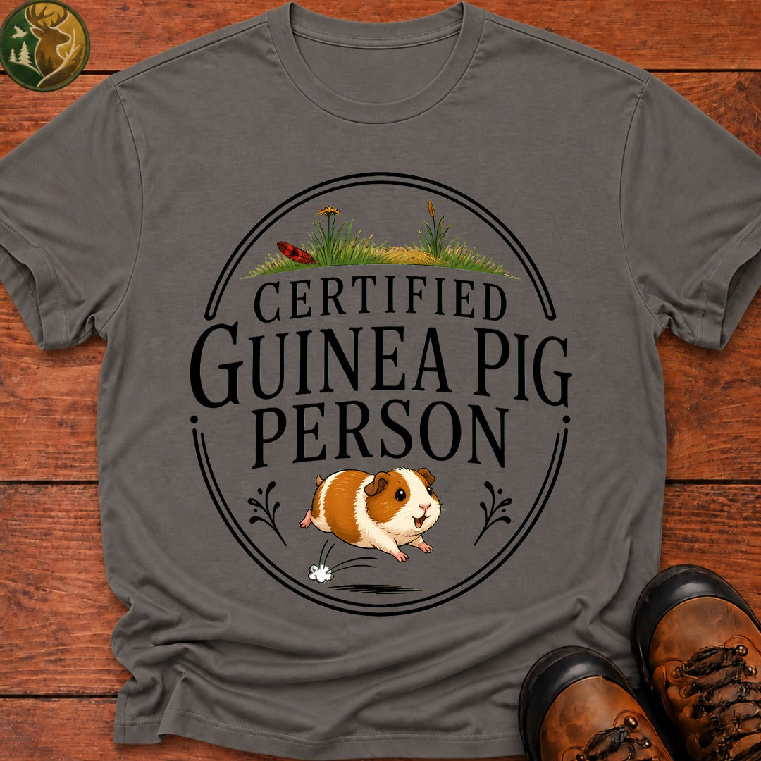 Guinea Pig Person T-Shirt - Grey