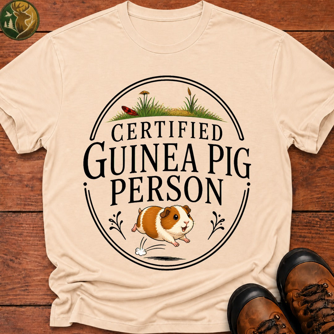 Guinea Pig Person T-Shirt - Ivory