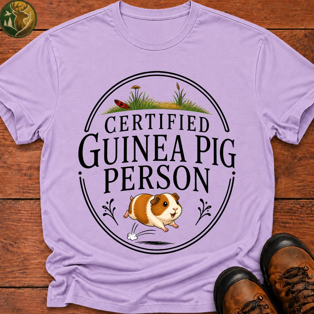 Guinea Pig Person T-Shirt - Orchid