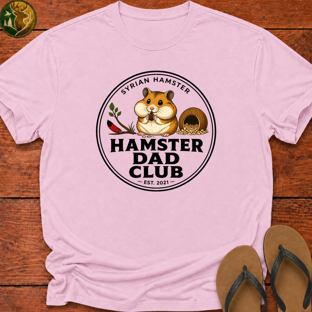 Hamster Dad Kids T-Shirt - Light Pink