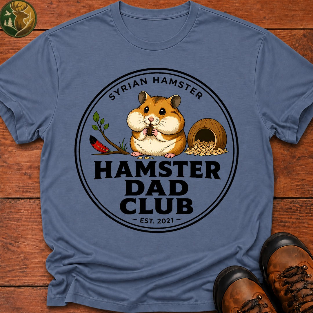 Hamster Dad T-Shirt - Blue Jean