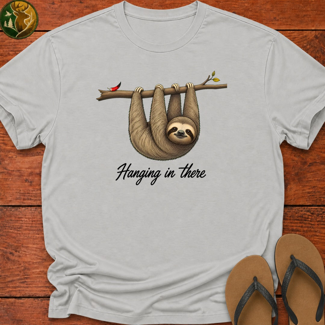 Hanging In There Kids T-Shirt - Ash