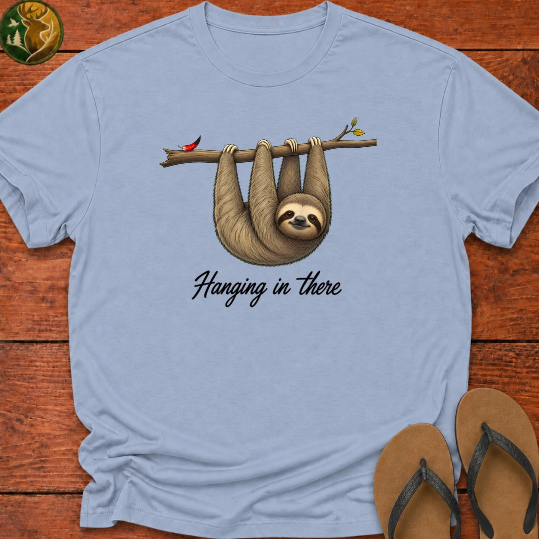 Hanging In There Kids T-Shirt - Light Blue
