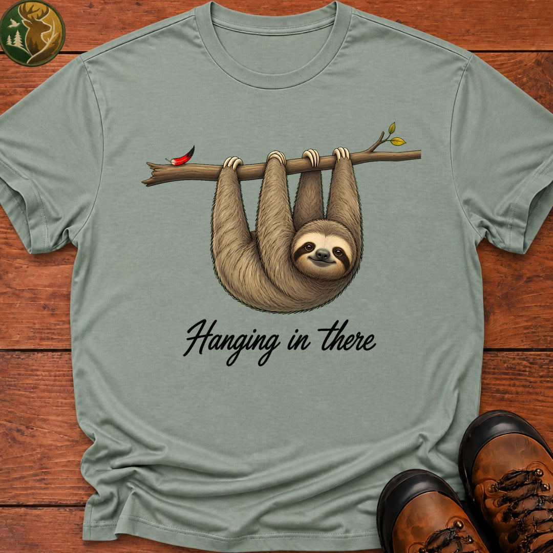Hanging In There T-Shirt - Bay