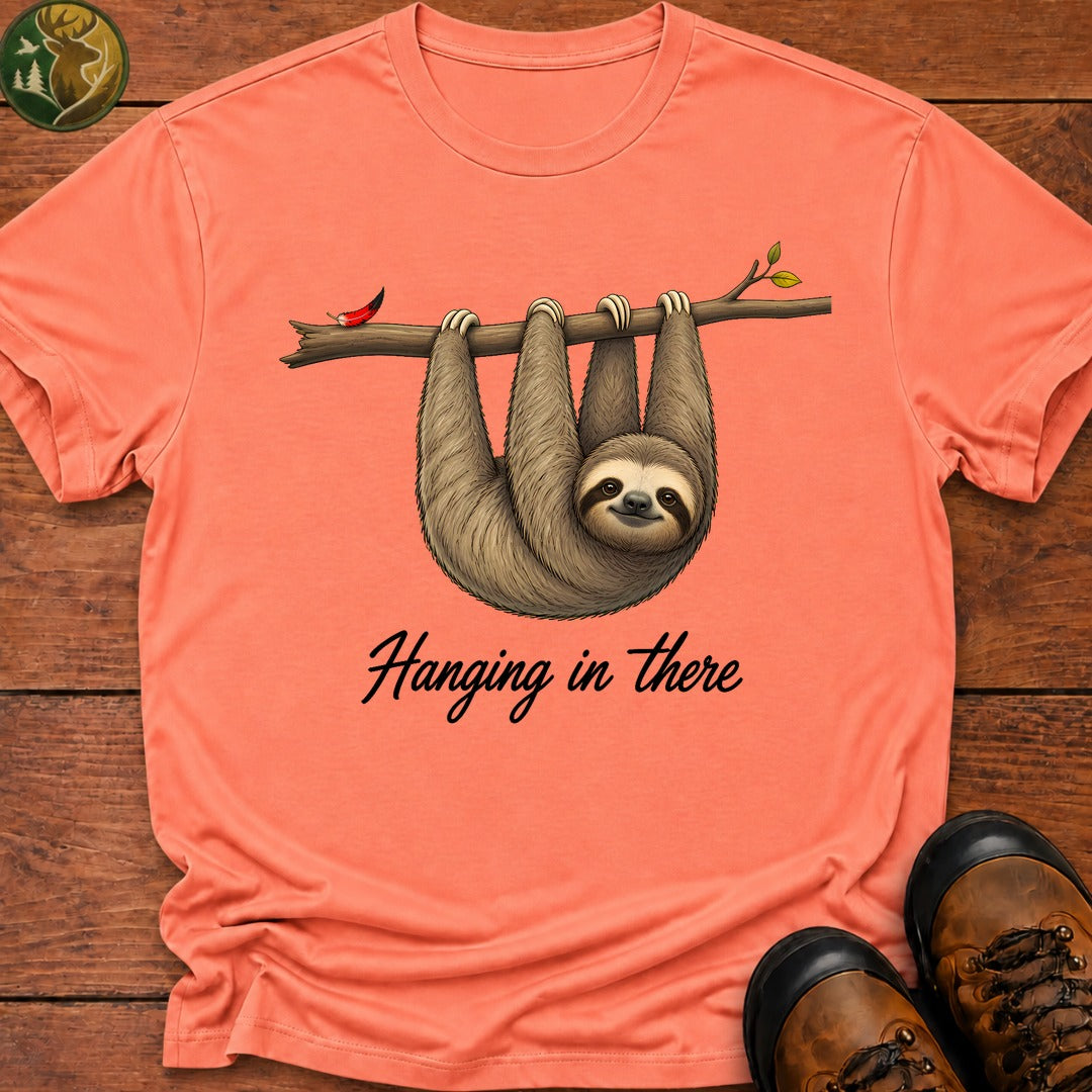 Hanging In There T-Shirt - Melon