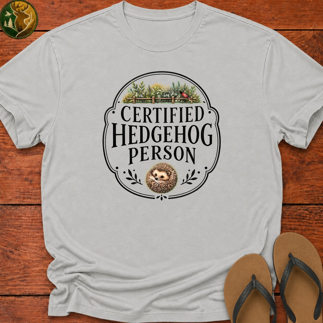 Hedgehog Person Kids T-Shirt - Ash